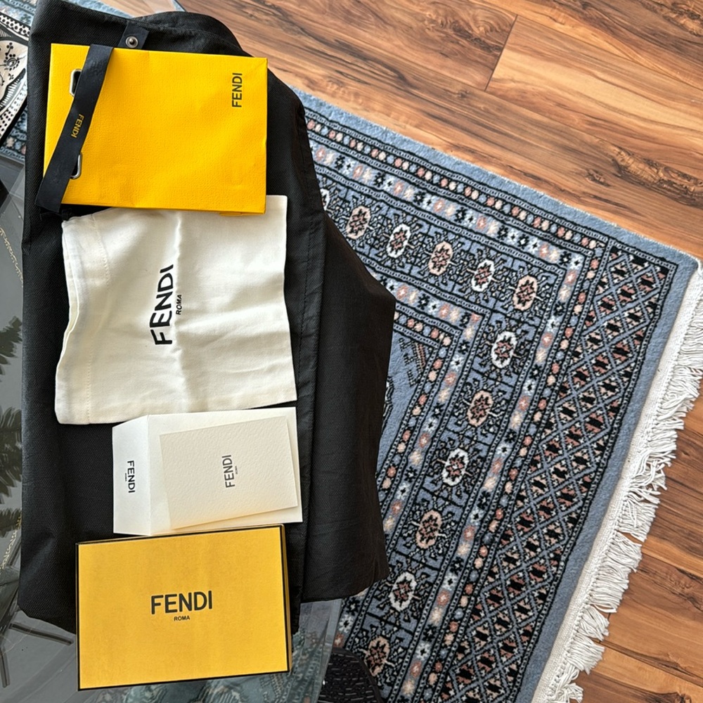 Fendi shopping bag , dust bag , box and gift envelope all authentic